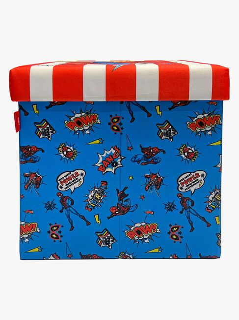 Marvel Spider-Man Puf med Opbevaringsboks, Multifarvet