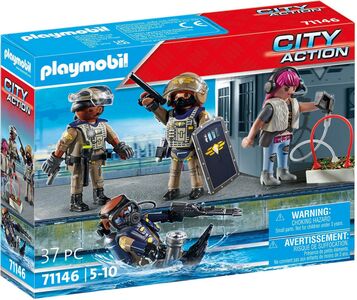 Playmobil 71146 City Action Byggesæt SWAT-figursæt