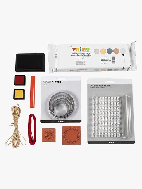 Creativ Company Kreasæt Juledekorationer Selvhærdende Ler DIY