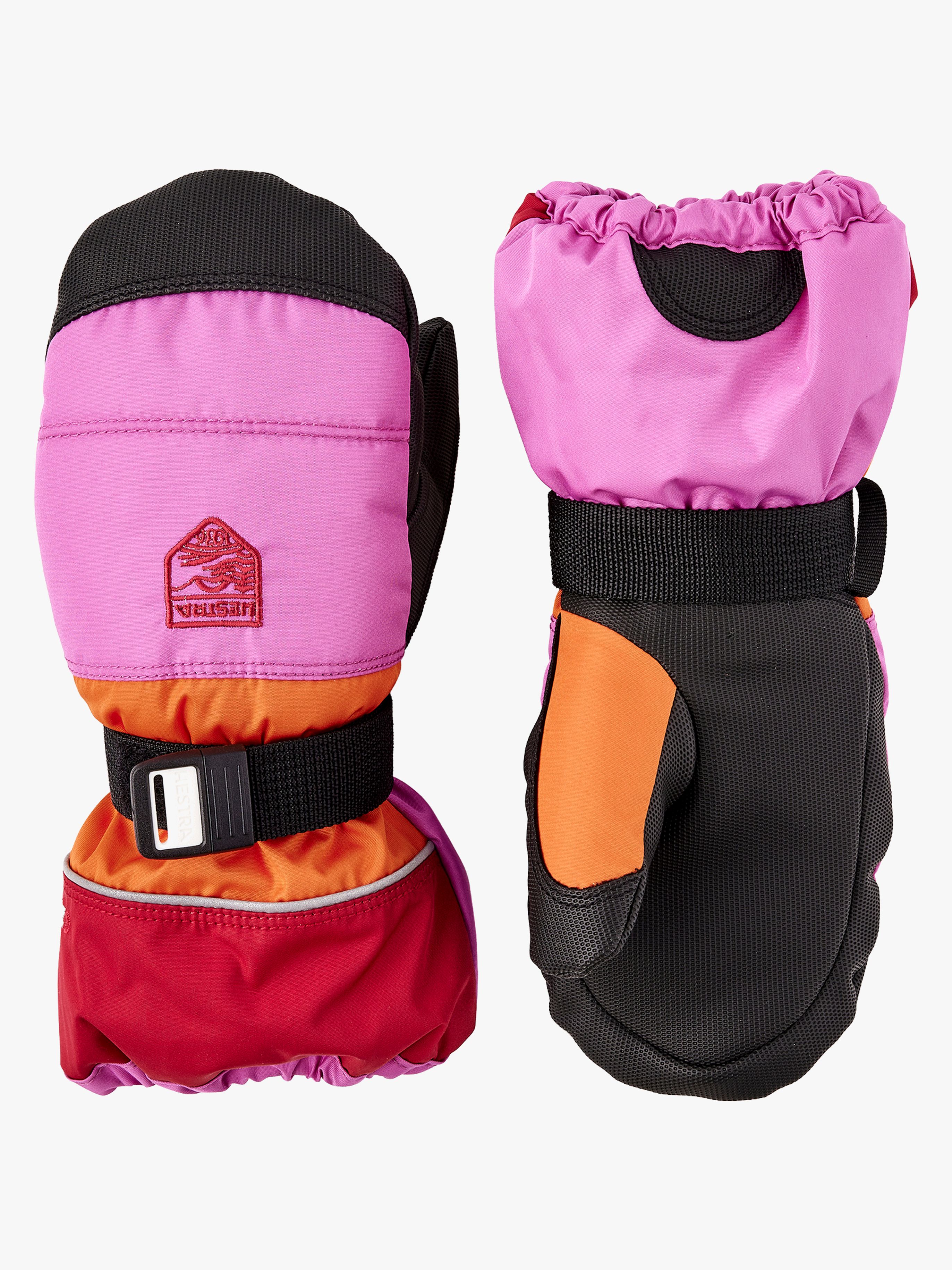 Hestra Kids Czone Vanter, Cerise/Light orange, 5