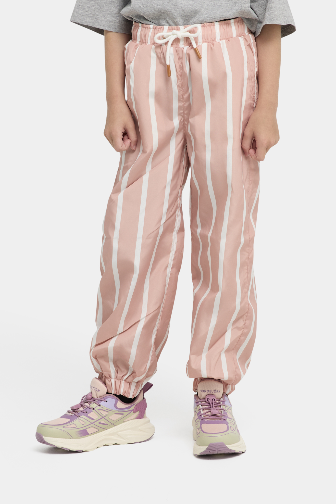 Nordbjörn Svansjö Skalbukser, Pink stripe, 122-128