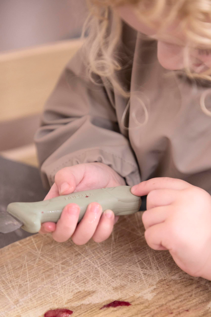 FILIBABBA Knivsæt til Børn 2-pak, Powder Blue/Green