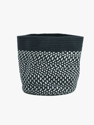 Nattiot Opbevaringskurv, Sort/Hvid