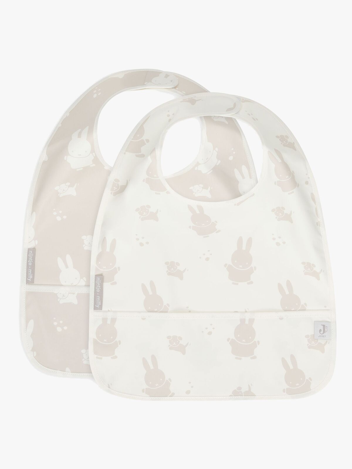 Jollein Miffy&Snuffy Hagesmæk 2-pak, Nougat