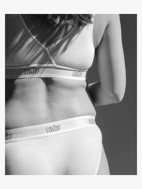 Cache Coeur LIFE Graviditetstrusser, White