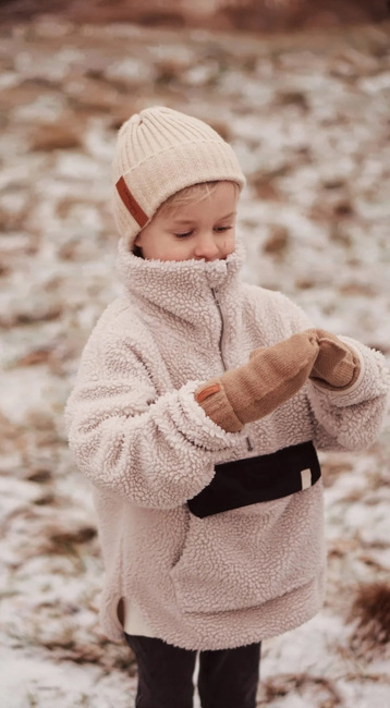 BabyMocs  Strikkede Vanter, Caramel