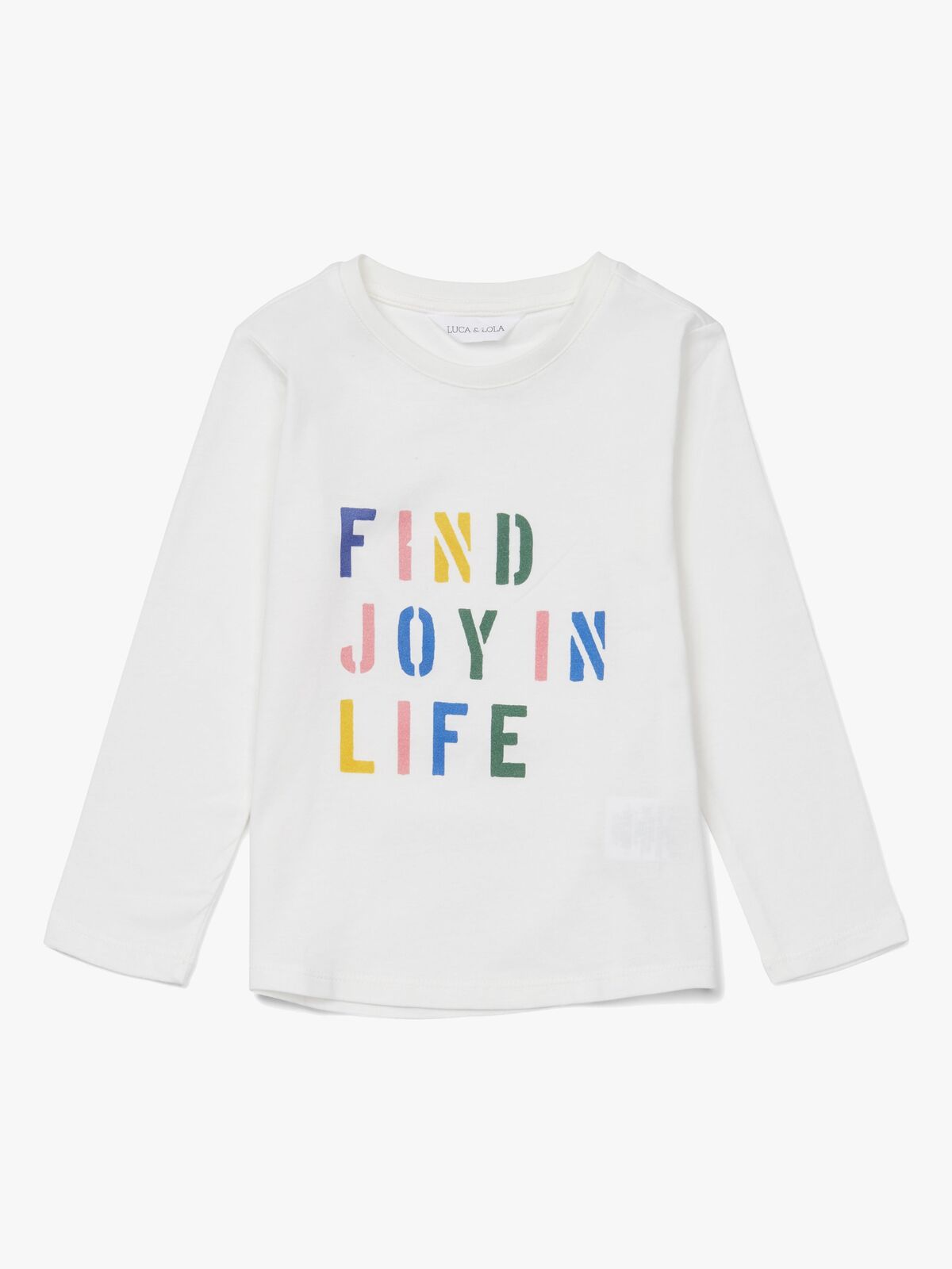 Luca & Lola Prato Langærmet T-Shirt, Offwhite