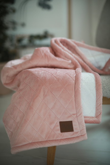 Rätt Start Kviltet Tæppe, Dusty Pink