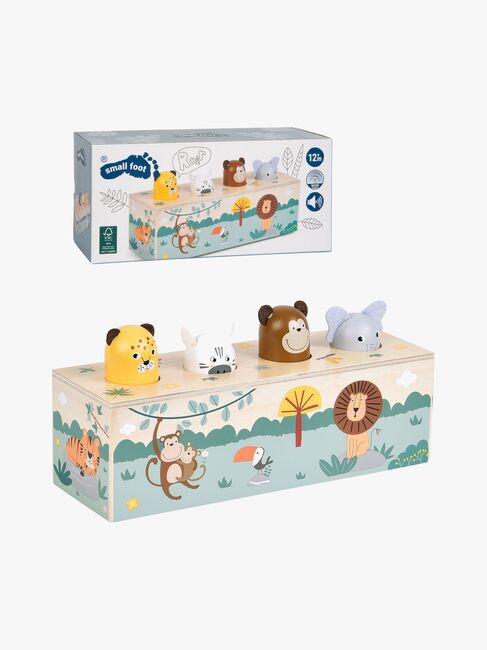 Small Foot Safari Pop-up-legetøj Dyr med Lyd