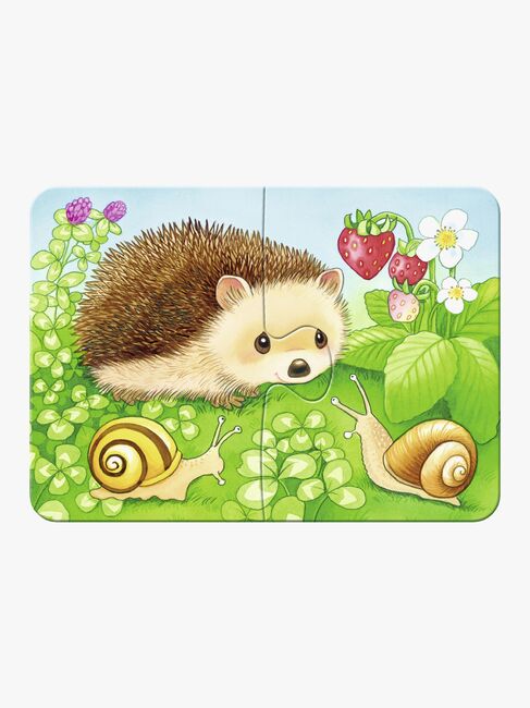 Ravensburger Puslespil Skovdyr 2, 4, 6 & 8 Brikker