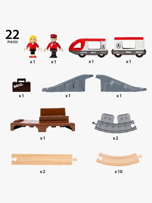 BRIO World 36079 Startsæt Med Passagertog
