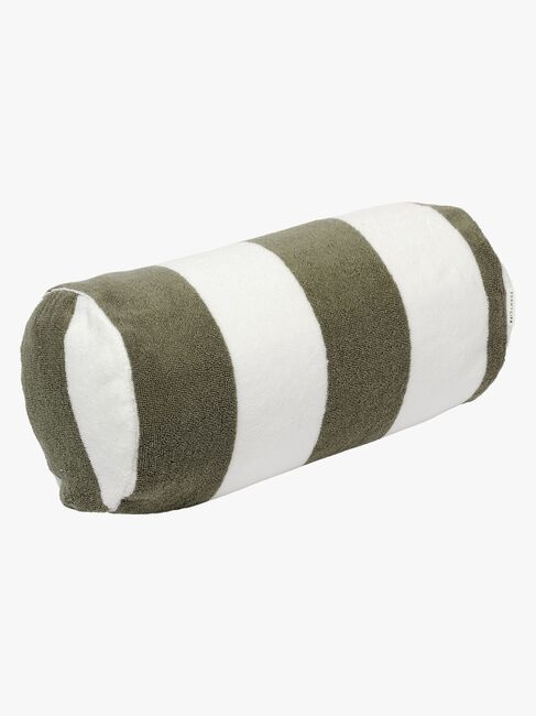 SUNNYLiFE  Oppustelig Strandpude, The Vacay Olive Stripe