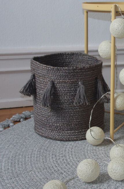 Nattiot Opbevaringskurv, Grå