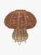 OYOY Mushroom Rattan Nattlampa, Nature
