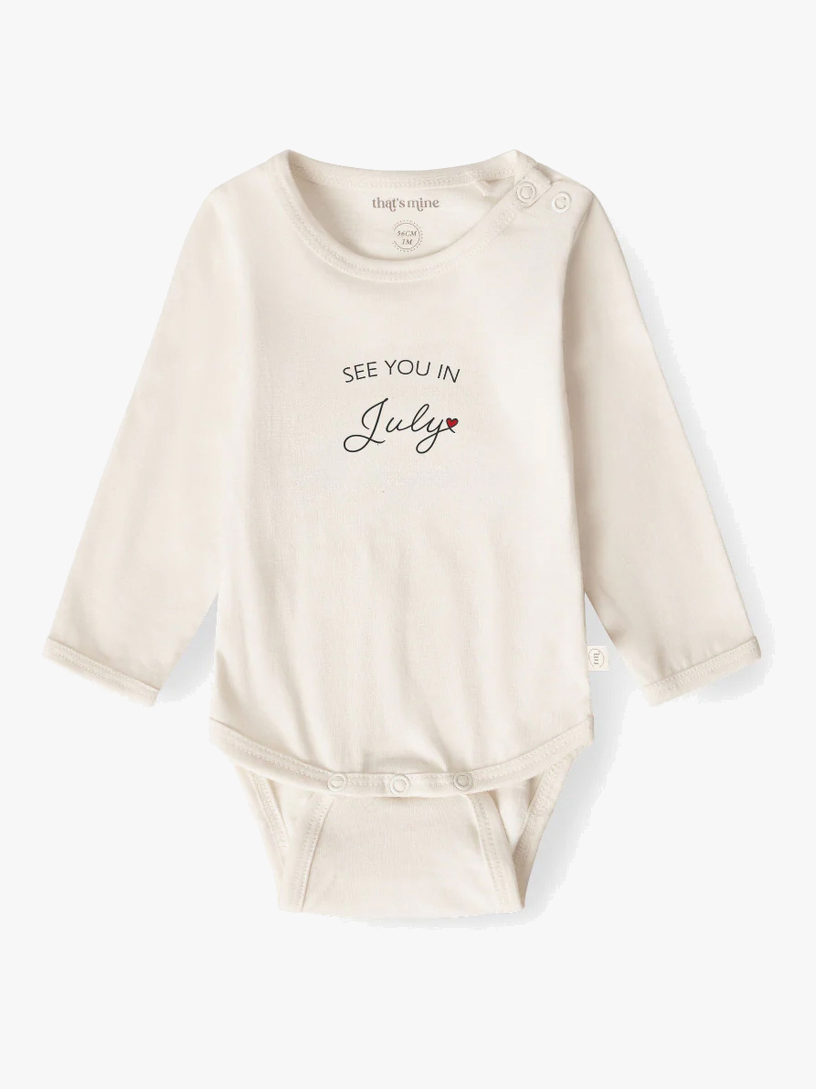 That's Mine Obi Announcement Body, See you in july, Babytøj