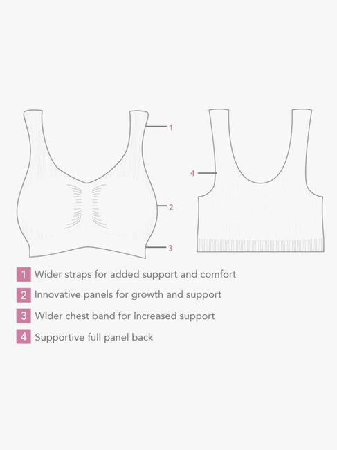 Carriwell Vente-BH Sømløs, Sort