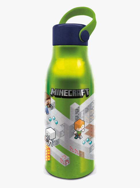 Minecraft Flexi Handle Drikkedunk 760 ml Aluminium, Green