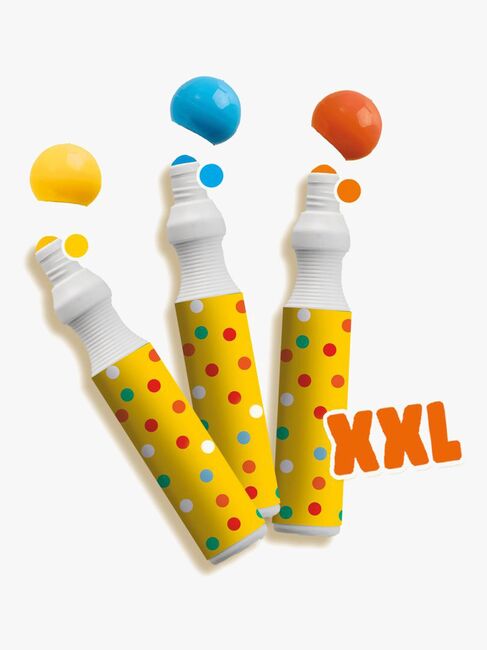 SES Creative Prikmarkører XXL 3-pak med Aktivitetskort