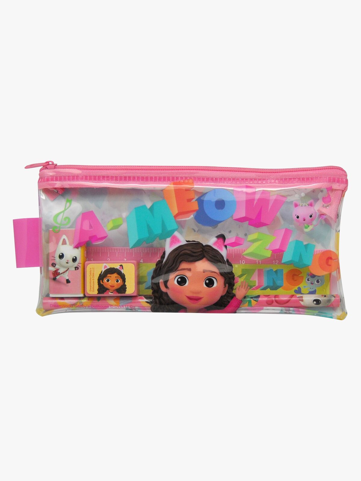 Gabby's Dollhouse Penalhus med Skrivesæt, Multifarvet