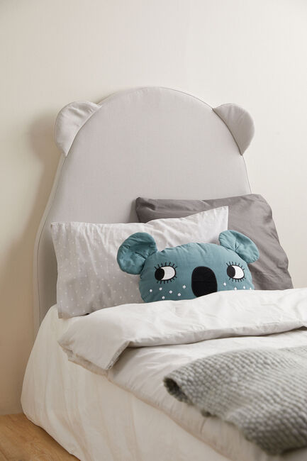 Alice & Fox Sengegavl Bjørn 100x80x7, Grå/Beige