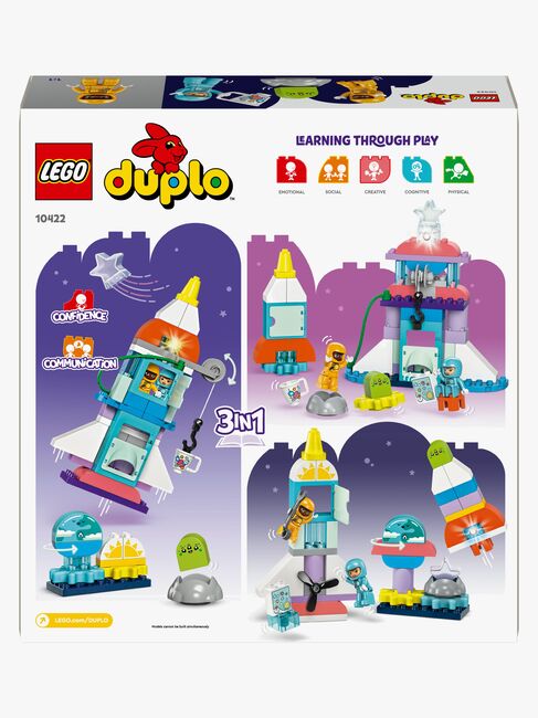 LEGO DUPLO Town 10422 3-i-1-eventyr med rumfærge