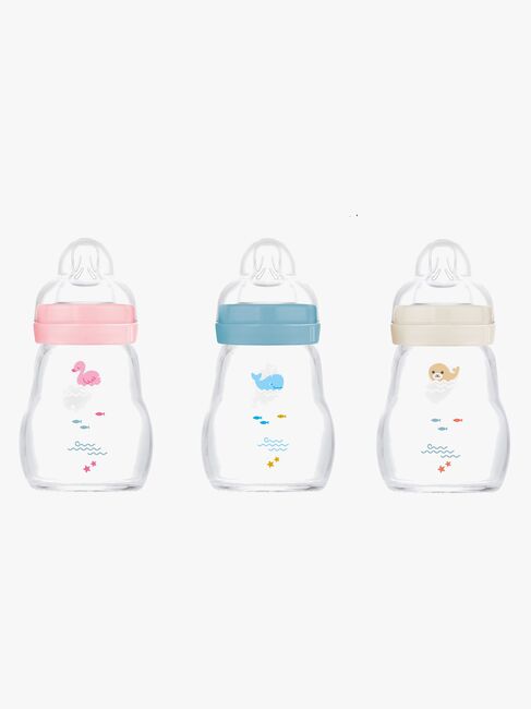 MAM Feel Good Sutteflaske Glas 170 ml, Mix