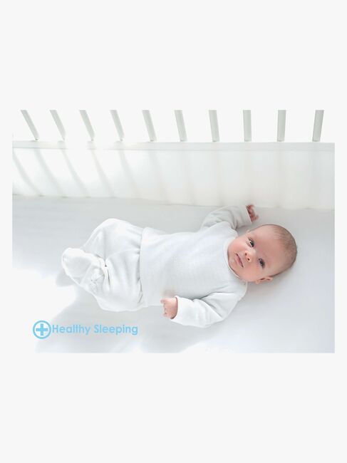 BabyMatex Bump Air Sengerand 30 x 360 cm Åndbart, Hvid 