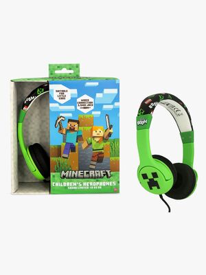 Minecraft Høretelefoner med Ører 85dB Creeper