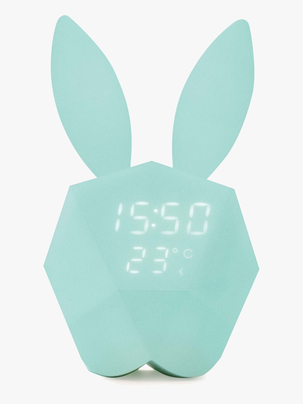 MOB Vækkeur med Natlampe Kanin, Lyseblå