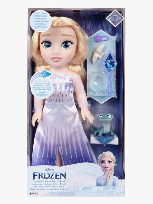 Disney Frozen Elsa Dukke Snedronning Sing-a-long 38cm