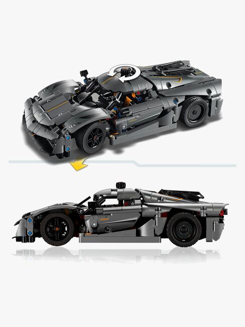 LEGO Technic 42173 Koenigsegg Jesko Absolut-hyperbil – grå