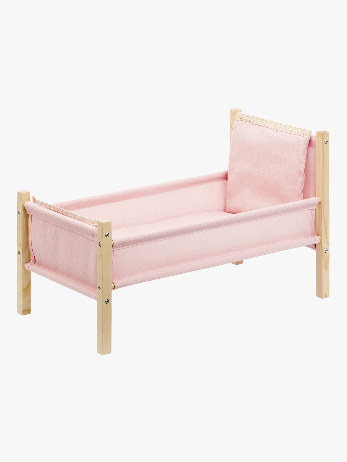 Skrållan Dukketilbehør Seng, Lyserød