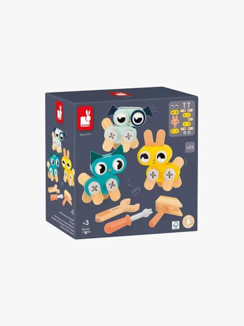 Janod Brico'Kids DIY-sæt 53 Dele Kæledyr