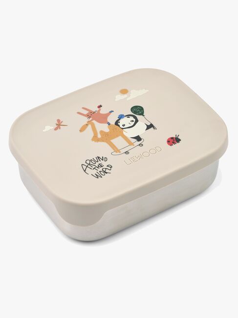 LIEWOOD Arthur  Mønstret Madkasse, Around the world/Sandy