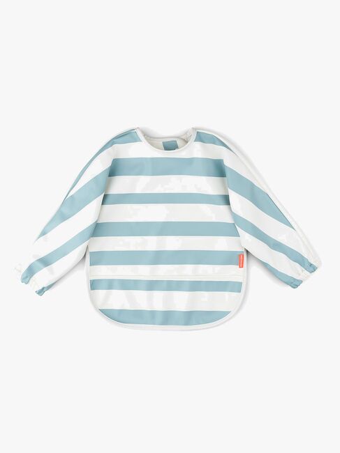 Done By Deer Langærmet Hagesmæk, Stripes Blue