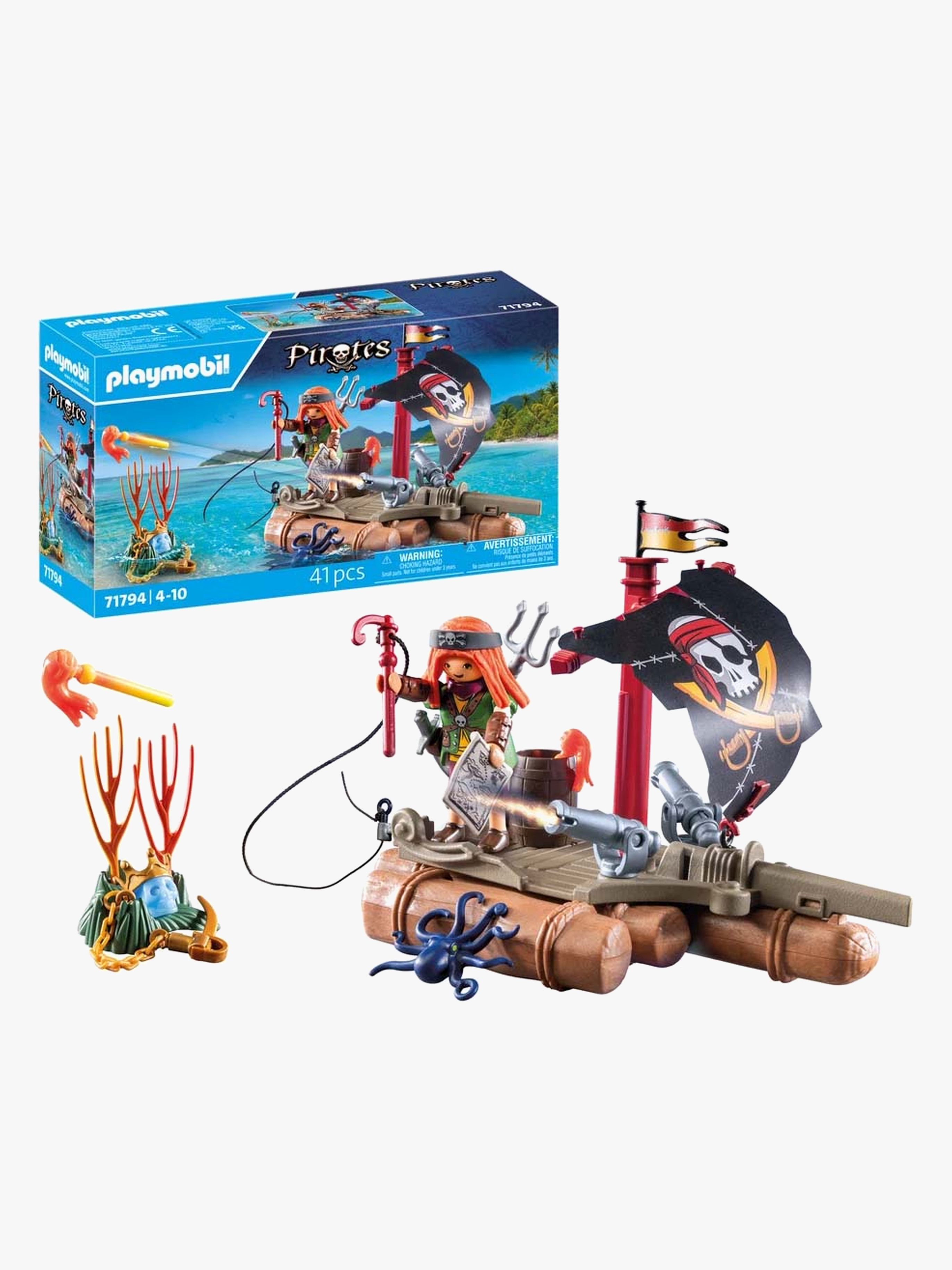 Playmobil Pirates 71794 Piratflåde Med Skat
