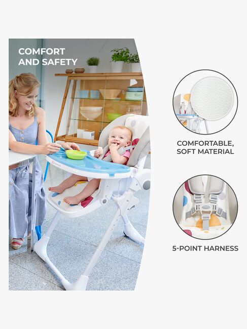 Kinderkraft Højstol YUMMY, Multi