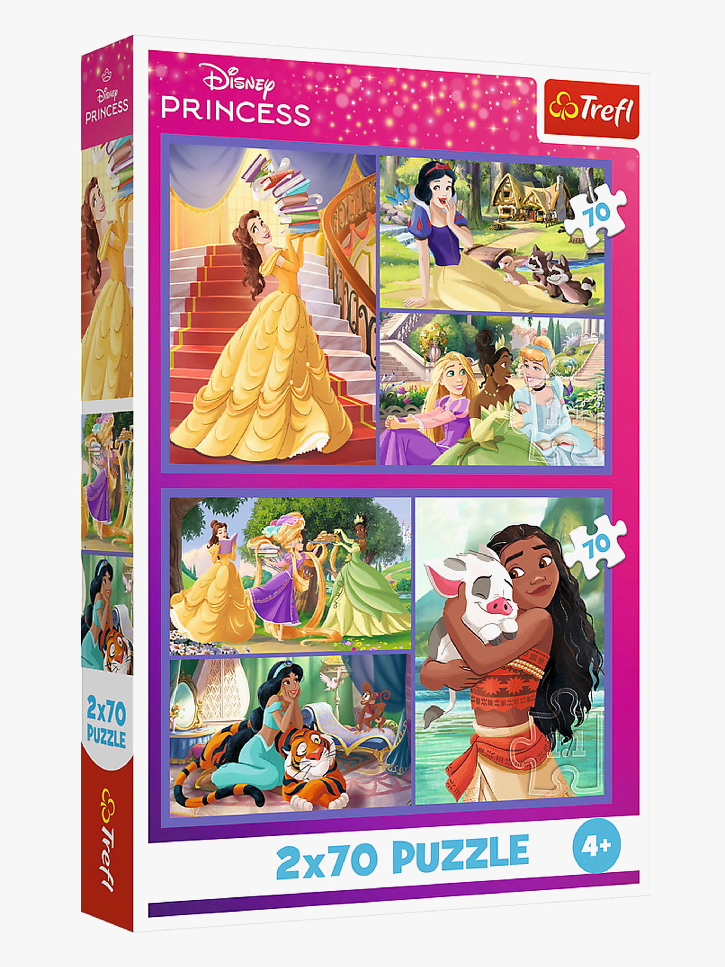 Trefl Disney Princess Puslespil 2x70 Brikker