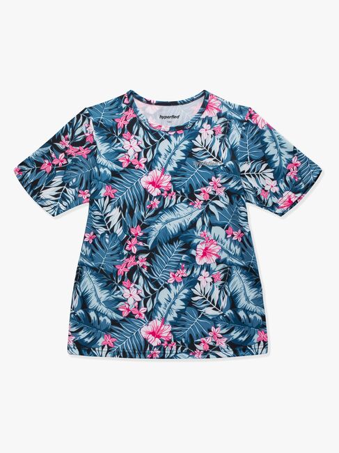 Hyperfied Wave T-Shirt 3-pak, Black/White/Tropical Flower