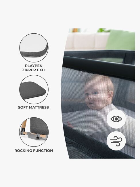 Kinderkraft Sofi Weekendseng, Grey