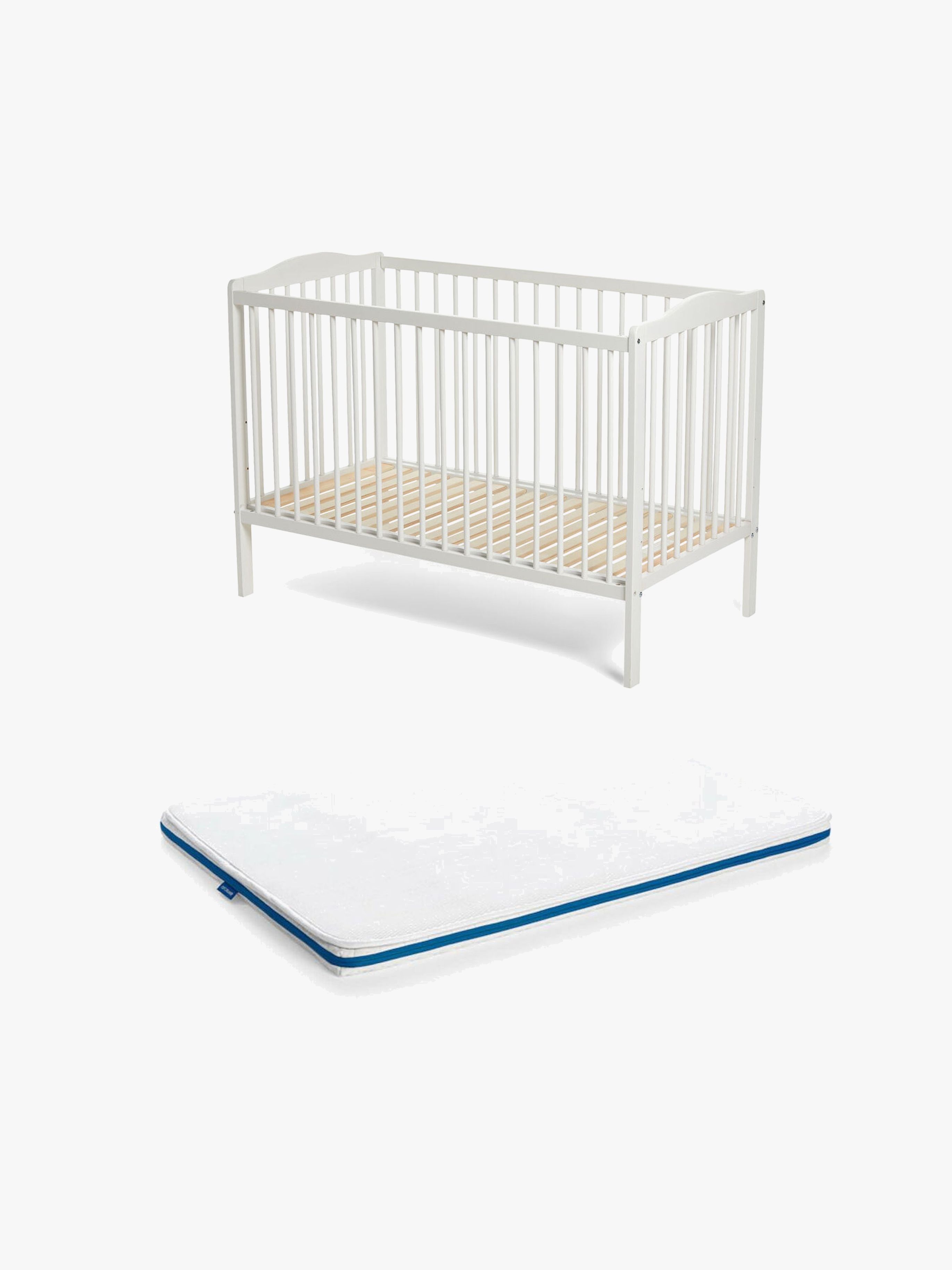JLY MAJA Dream Tremmeseng inkl 3D-madras 60x120, Hvid