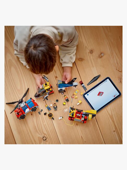 LEGO City 60462 Remix – helikopter, brandbil og ubåd