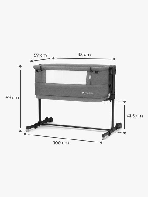 Kinderkraft NESTE GROW Weekendseng, Grå