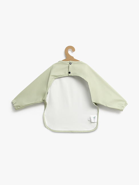 Beemoo CARE Bib  Langærmet Hagesmæk, Soft Green