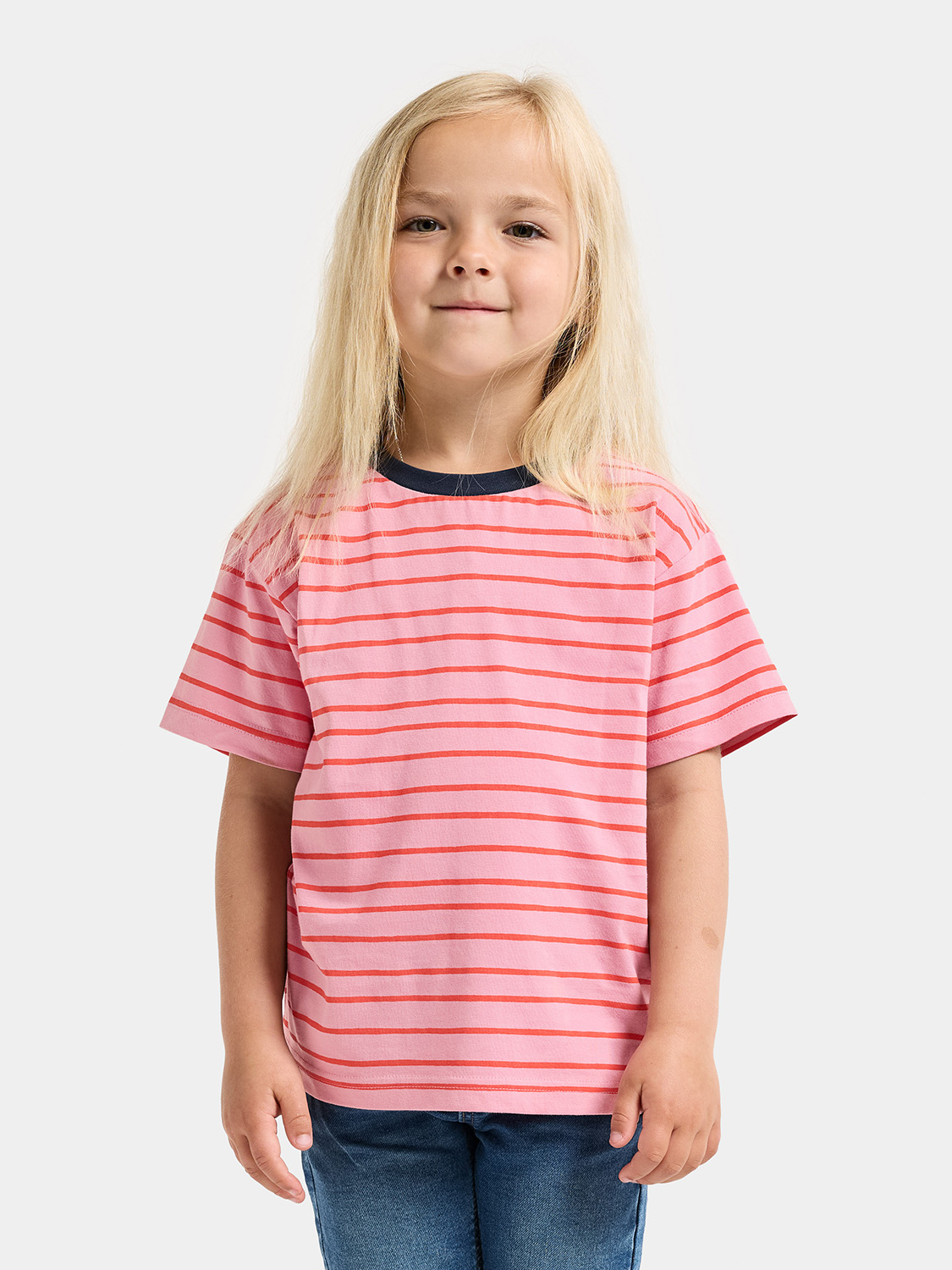 Didriksons Mynta T-shirt, Le Rand Multi Rouge, 90