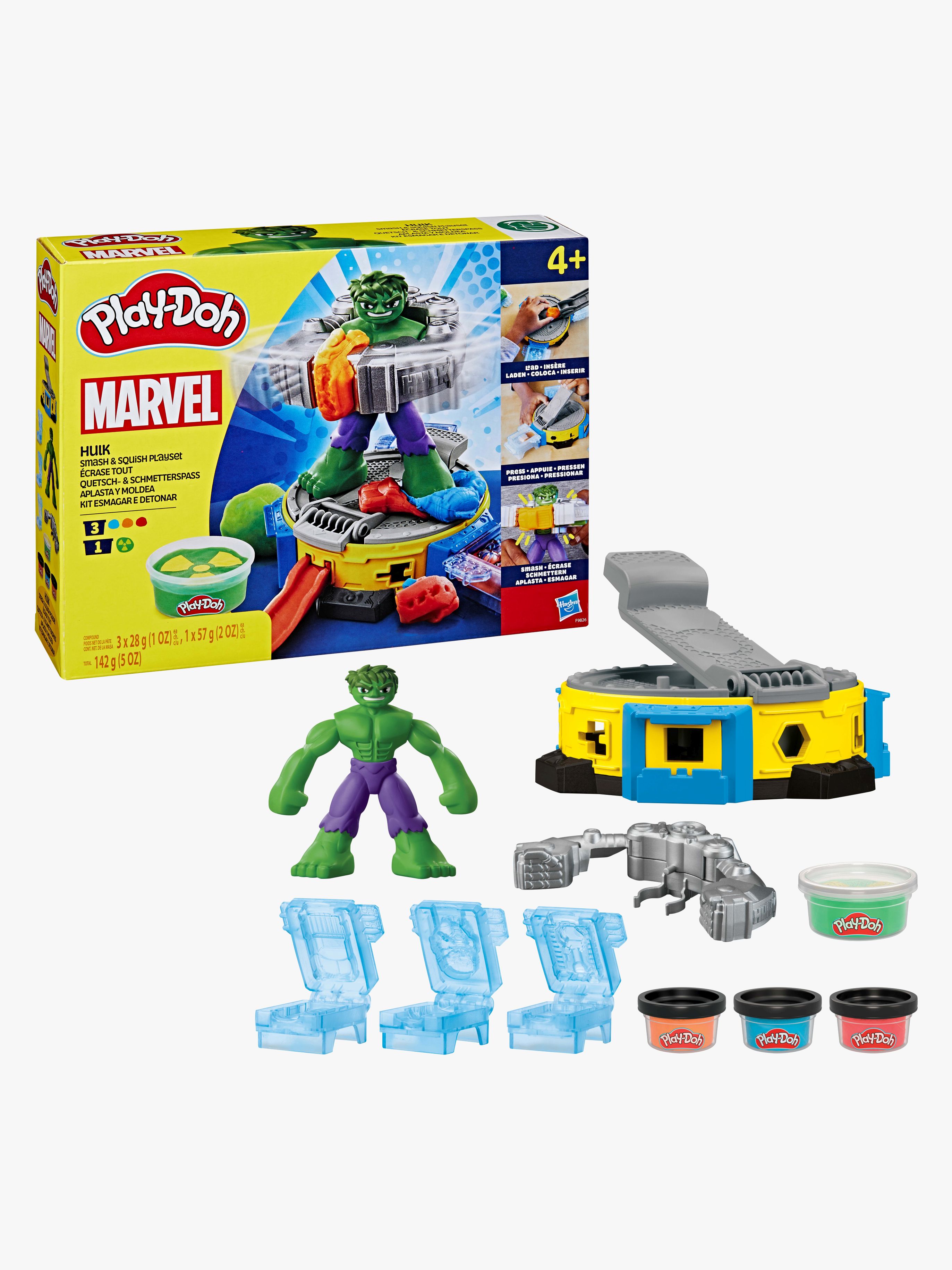 Play-Doh Den Fantastiske Hulk Smash And Squish Legesæt
