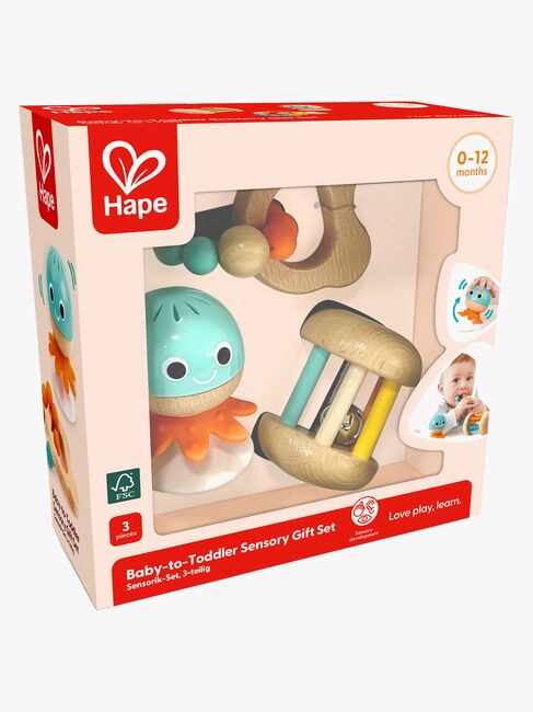 Hape Baby-to-Toddler Sensory Legesæt 3 Dele