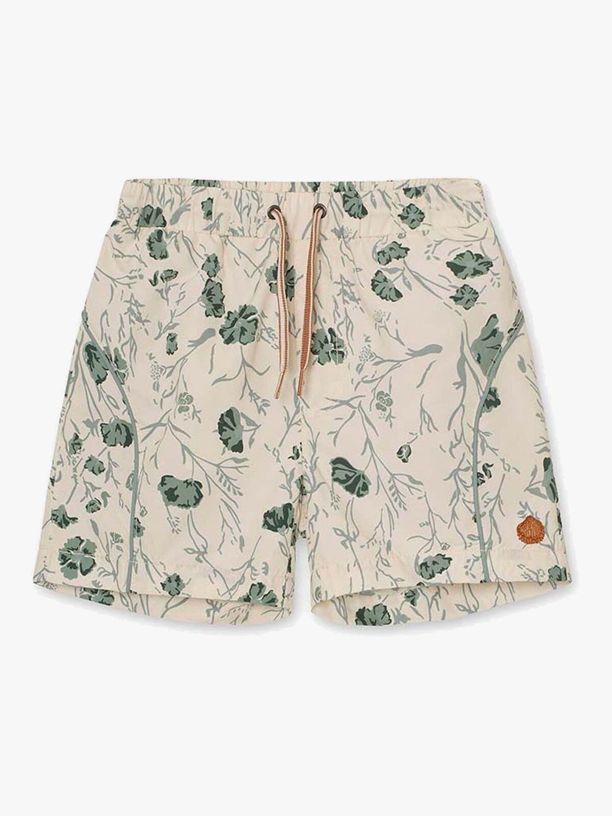 MINI A TURE Maki Badeshorts, Print Green Bay