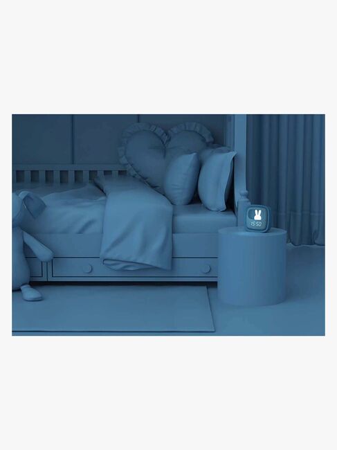 MOB Vækkeur med Lys Billy Clock, Mørkeblå