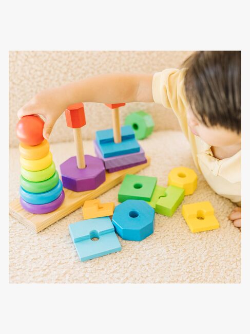 Melissa & Doug Stabletårn med Klodser